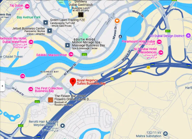 Map Regency webpage
