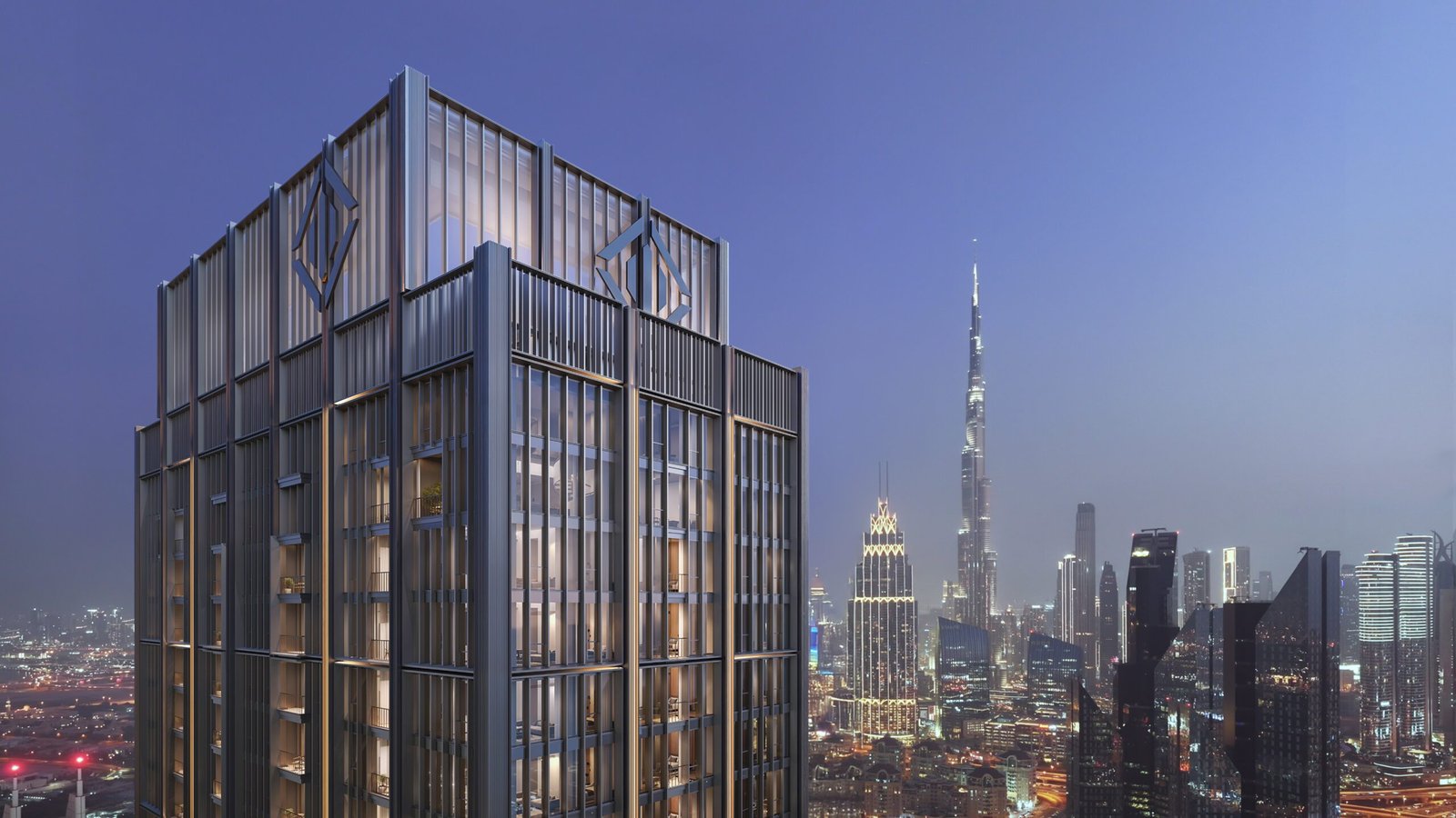 AerialBlueHour-BurjKhalifa