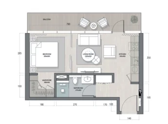 1-bedroom