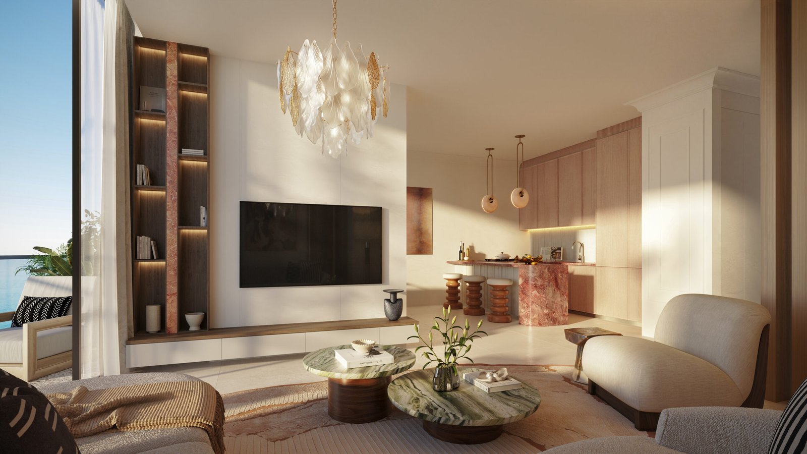 LeChateau_2 Bedroom_Kitchen